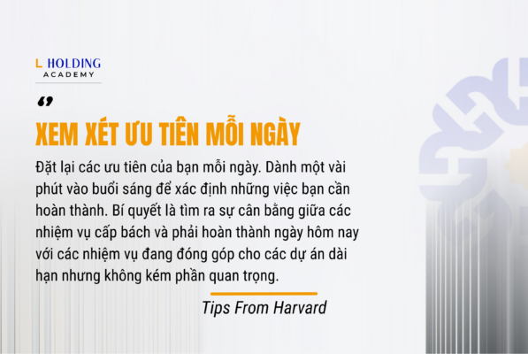 Cách xây dựng đạo đức làm việc mỗi ngày