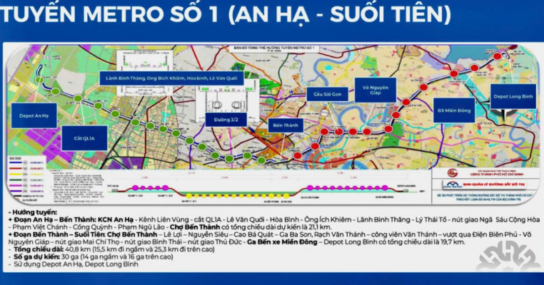9 tuyến metro được TP.HCM ưu tiên đầu tư - L Holding